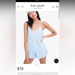 NWT Kate Spade “Mrs” Pajamas